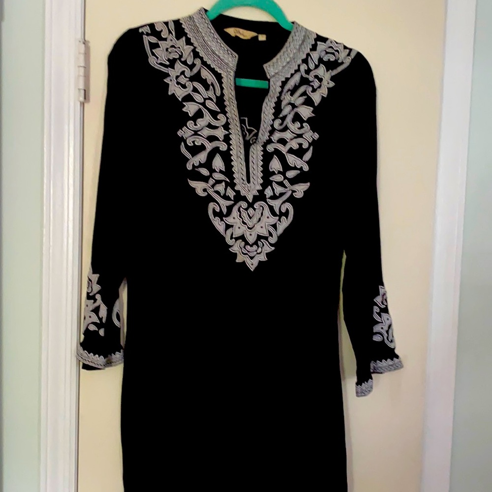 Black & White Stitch Sully Tunic